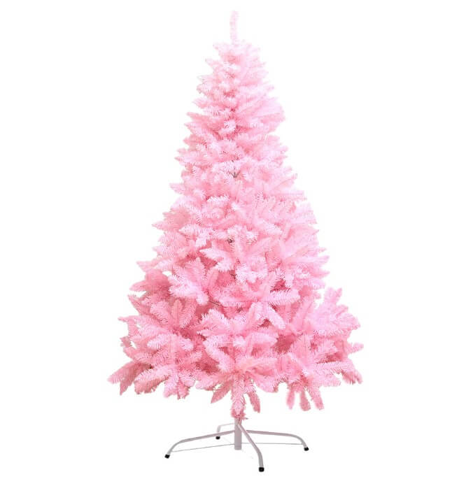 ต้นคริสต์มาส THAI SUN SPORT สีชมพู 210 CM. 7ฟุต_0